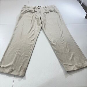 VTG Dockers Mens Khaki Relaxed Fit Pleated Stain Defender Pants Size‎ 40x31